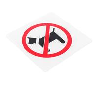KICHOUSE No Pet Allowed Sign for Store Door, Acrylic Material, Promotes Cleanliness and Safety, Easy Installation, Suitable for Offices and Supermarkets