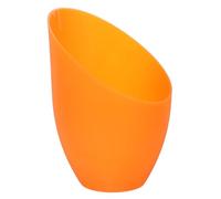 KICHOUSE Oblique Head Horseshoe Lampshade Plastic Cover for Table and Floor Lamps, Replacement Lamp Shade in Orange for Modern Interiors