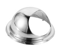 KICHOUSE Outdoor Stainless Steel Round Chimney Cap Weatherproof Exhaust Vent Cover for Kitchen Ventilation Durable Design for Efficient Airflow and Rain Resistant Fits Standard