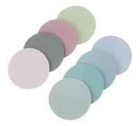 KICHOUSE Pet Memo Stickers round Pastel Post Notes with Strong Self-adhesive and Re-positioning 400 Sheets for Office and School Supplies, for Teachers and Students