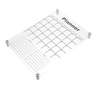KICHOUSE Planner Weekly Planning Memo Board Month with Wall Dry Erase Board Acrylic Smooth and Break Resistant Material, Erasable for Home and Office Use