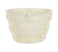 KICHOUSE Planter Pot Molds for Cement: Concrete Flower Pot Mold - Reusable Plastic Bonsai Planter Form for Home Balcony Indoor Outdoor Use