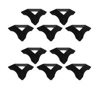 KICHOUSE Plastic Cube Display Stands 10Pcs, Triangle Base Holders for Organizing and Exhibiting Cubes, Suitable for Home and Office Use