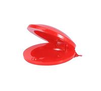 KICHOUSE Plastic Finger Castanets Red Musical Percussion for Early Education Sound Development Fun and Engaging Castanets for Music Play and Listening Skills