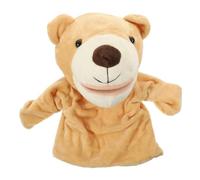 KICHOUSE Plush Bear Hand Puppet Open Mouth Cartoon Animal for Interactive Storytelling and Educational Play Engaging Screen Fun and Imaginative Adventures