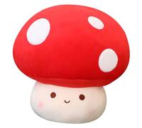 KICHOUSE Plush Mushroom Pillow for Soft Stuffed Mushroom Cartoon Cushion for Home Decor Comfortable Touch for Happy Childhood Skin Friendly Material