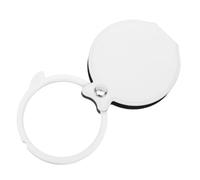 KICHOUSE Pocket Magnifier with Glass Lens Portable Foldable Handheld Loupe for Reading Jewelry Crafts and Coin Inspection Protective Folding Design for Seniors and Hobbyists the Go