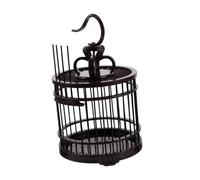 KICHOUSE Portable Cricket Cage for Hamsters Small Animal Carrier Decorative Bird Cage Lightweight Travel Habitat Vintage Style