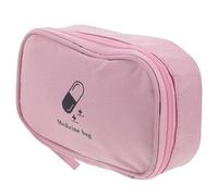 KICHOUSE Portable Medicine Travel Organizer Bag with Waterproof Oxford Cloth and Multilayered Compartments, Sturdy Materials for Travel and Home Use, Handy Supplies Organizer Pouch