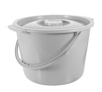 KICHOUSE Portable Toilet Chamber Pot with Lid for Adults, Large Capacity Plastic Urinal Spittoon Prevents Splashing, Lightweight and Sturdy Commode Toilet Chair Suitable for Bedroom