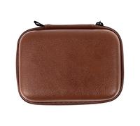 KICHOUSE Pu Leather Power Bank Carry Bag Multipurpose Bags Lightweight Earphones Data Cables Organizer Simple Style Delicate Storage Pouch for Men Women Travel