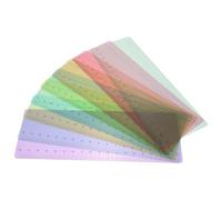 KICHOUSE Reading Guide Strips Made of Sturdy Pet Material 8pcs Assorted Colour Highlight Reading Tool Helps Comprehension and Retention for Textbooks and Magazines for Book