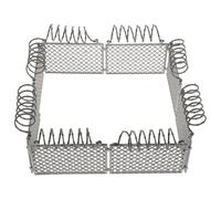 KICHOUSE Realistic Fence for Building Blocks Set, Light Grey Miniature Prison and Military Wire Mesh Fence, DIY Scene Layout Decor for Dollhouse, Garden, and War Playsets