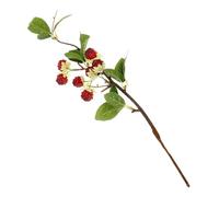 KICHOUSE Realistic for Raspberry Artificial Plastic Ornament Simulation Raspberry Model Photography Prop and Table Decor, Kitchen Ornament and Party Fruit