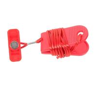 KICHOUSE Red Abs Treadmill Safety Key Replacement with Magnetic Lock, Protects User from Injury and Clamps to Clothing, Emergency Stop Brake Key for Home Gym Running Machines