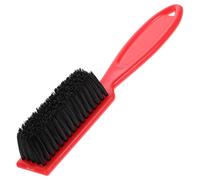 KICHOUSE Red Beard Brush for Men with Abs and Nylon Material, Comfortable Touch and Effective Dust Sweeping, for Home Oil Head Styling and Personal Use by Barbers
