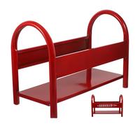 KICHOUSE Red Iron Fire Extinguisher Holder Box Thickened Base and Floor Support for 2-4 Kg Extinguishers, Suitable for Fire Safety Setup in Residential and Commercial Spaces