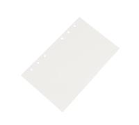 KICHOUSE Refill Paper A5 320 Sheets White with Easy Insertion and Wear-Resistant Material Loose Leaf Refill for Spiral and Wirebound Notebooks Suitable for Office and Travel Use