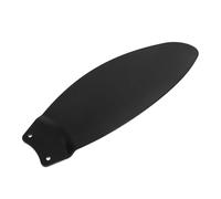 KICHOUSE Replacement Ceiling Fan Blades Black Plastic Aerodynamic Design for Efficient Cooling Low Noise Balanced Blades Wide Compatibility for Indoor Outdoor Home Office Fans