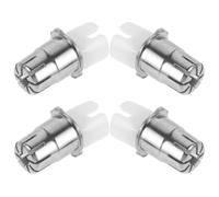 KICHOUSE Replacement Precision Portable Nose and Ear Hair Trimmer Blades Nose Hair Trimmer Heads 4pcs for Men, Stainless Steel and Plastic Grooming Attachments for Facial Grooming