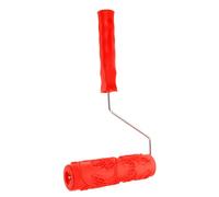 KICHOUSE Rubber Painting Roller with Embossed Pattern for Wall Decor, Plastic and Rubber Material, Wide Application for Repairs and Alterations, Hide Wall Imperfections Efficiently