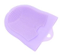 KICHOUSE Silicone Facial Cleansing Brush with Glove Shape and Different Sizes of Salient Points, Lightweight Manual Face Brush for Gentle Exfoliating and Deep Cleansing at Home