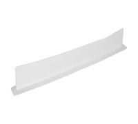 KICHOUSE Silicone Kitchen Sink Splash Guard 19.7" White Elevated Edge Protector Flexible Water Splash Shield for Kitchen and Bathroom Sink Countertop