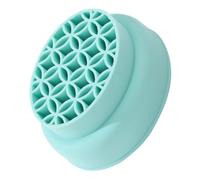 KICHOUSE Silicone Makeup Brush Cleaner Bowl and Storage Holder for Women, Versatile and Sturdy Makeup Tool Cleaner with Green Non-slip Design, for Home Use to Save Time and Efforts