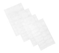 KICHOUSE Silicone Nail Form Stickers Nail Tip Stickers for French Manicure 4 Sheets Easy to Use for Beginners and Women, for Daily Using and Important Events