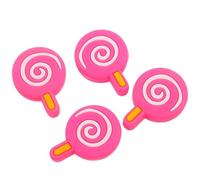 KICHOUSE Silicone Tennis Racket Dampeners 4 Pcs Reducing Vibration Lollipop Shape Soft Shock Absorbers Easy Installation for Racket Strings for Tennis Lovers