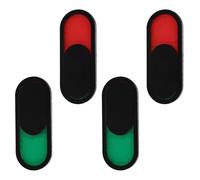 KICHOUSE Sliding Privacy Indicator Door Sign Vacant Occupied 3.9X1.6 Inch Organic Material Strong Adhesive for Shopping Malls and Home Office