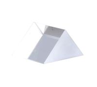 KICHOUSE Small 10x10x10mm Right Angle Optical Glass Prism for Science Education and Physics Teaching with High-precision Total Reflection