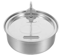 KICHOUSE Stainless Steel Cat Water Fountain 3l/101oz Ultra Quiet 38db Automatic Pet Fountain with Nonstop Water Circulation and Filter for Indoor Use