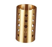 KICHOUSE Stainless Steel Chopstick Holder Large Gold Kitchen Ware Organizer Cutlery Basket Sturdy Utensil Crock for Restaurant and Home Tableware Storage
