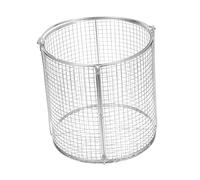 KICHOUSE Stainless Steel Drain Basket Heat-resistant Washing Basket with Precision Perforations for Ultrasonic Cleaning of Parts and Laboratory Use