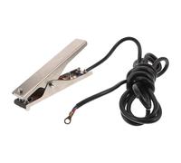 KICHOUSE Stainless Steel Grounding Clamp with 3m Cable - Electrostatic Ground Wire Clamp for Fuel Trucks and Pipes - Outdoor Maintenance Bonding Clip for Petroleum Safety