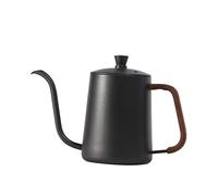 KICHOUSE Stainless Steel Hand Pour Kettle with Long Narrow Spout for Coffee and Tea Brewing Slow Pour Teapot for Stress Relief and Black Teapot with Cover