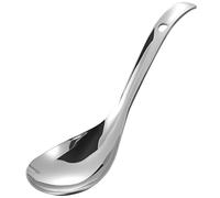 KICHOUSE Stainless Steel Rice Paddle Non-Stick Porridge Scoop for Home Use Comfortable Handle Easy to Clean Space-Saving Kitchen, Dishwasher Safe Rice Scoop for Restaurant, Banquet, Dinner