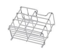KICHOUSE Stainless Steel Toothpaste and Toothbrush Holder Rack for Bathroom, Space Saving and Wear-resistant Organizer with Elegant Silver Finish, Simple Style Bathroom Storage Solution