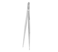 KICHOUSE Stainless Steel Tweezer Fine Tip for Stamp and Small Item Handling, Portable Multi-use Tool for Specimen Spreading and On-the-go Use, Ergonomic Design
