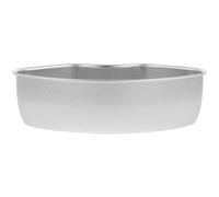 KICHOUSE Steamed Egg Bowl Multifunctional Stainless Steel with Smooth Surface and Portable Design Kitchen Stew Bowl Sturdy Silver Kitchen Utensil Suitable for Outdoor Camping and Home Use