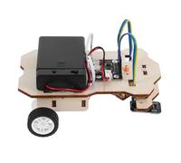 KICHOUSE Stem Electric Model Car Kit for Buildable DIY Rc Car for Physics Experiments Intelligent Tracking Feature Educational Science Learning Supplies