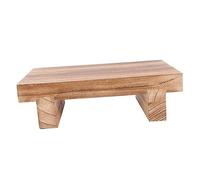 KICHOUSE Step Stool for Adults Boys and Girls Wooden Bench for Living Room Foot Bench under Desk Boys and Girls Step Stool for Bathroom