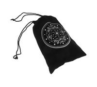 KICHOUSE Tarot Cards Storage Bag Soft Flannelette Drawstring Pouch for Tarot Card Decks for Beginners and Fortune Telling Convenient Portable Design for Jewelry