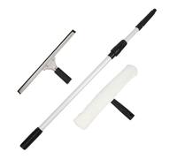 KICHOUSE Telescopic Rod Glass Scraper for Window Cleaning Professional Window Squeegee Extension Pole for Bedroom Use