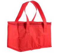 KICHOUSE Thermal Bags with Comfortable Handle Design, Lightweight Non-Woven Fabric 4 Pcs Portable Insulated Bags to Keep Food Cold, for Picnic Or Takeout Use