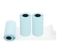 KICHOUSE Thermal Self-Adhesive Label Sheets 3 Rolls 80Mm X 50Mm Printable Correction Stickers for School and Work Purposes