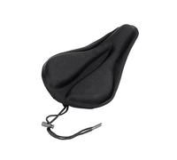 KICHOUSE Thickened Silicone Bike Saddle Cushion with Straight Groove Lightweight Seat Pad for Road and Mountain Bikes Comfortable Cycling Cushion for Long Rides Easy to Mount and Wash