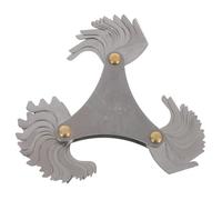 KICHOUSE Thread Pitch Measurement Tool with Compact and Portable Design Carbon Steel Screw Gauge for Precise Thread Measurement in Workshops and Industrial Production