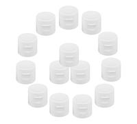 KICHOUSE Toothpaste Cap Replacement 50Pcs Round Flip Reusable Plastic Lids Sturdy PP Material Suitable for Travel